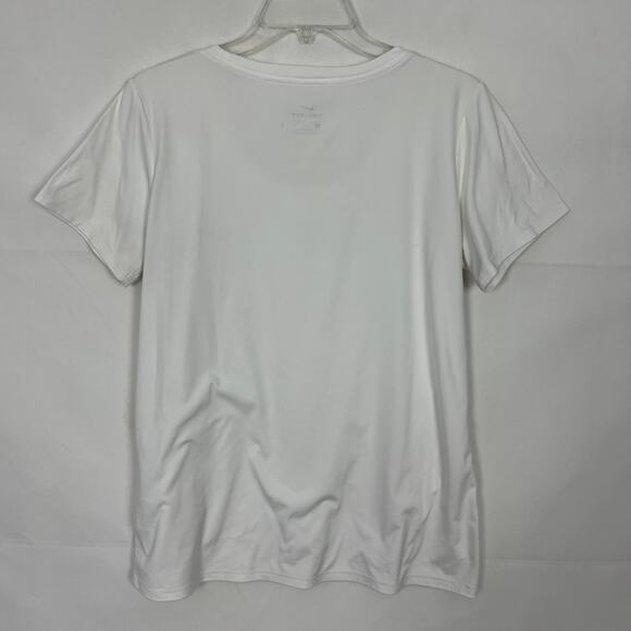Nike Dri-Fit Athletic White Scoop Neck Top Size M - Picture 6 of 11